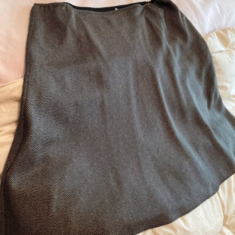 realities silk skirt